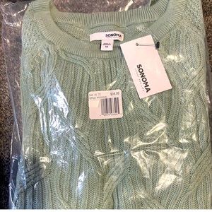 Light Green Sonoma Sweater | Women Medium